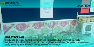 Read more about the article Jum’at Berkah Dinas Dukcapil PPU